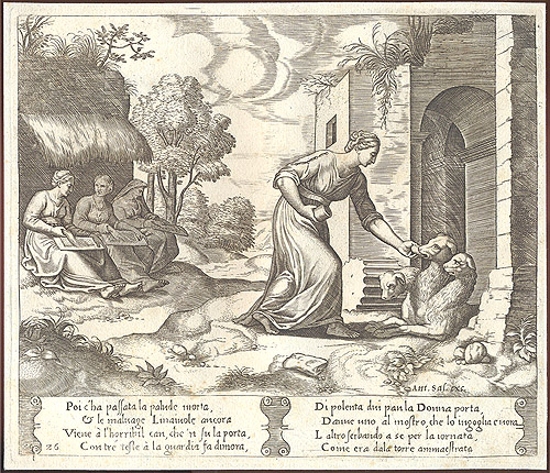 История Психеи Серия из 32 гравюр по рисункам Рафаэля Гравюра № 26 (XVII век), Рим Гравюра ; Бумага Размер: 20,3 х 23,6 см 9999 г инфо 2001g.