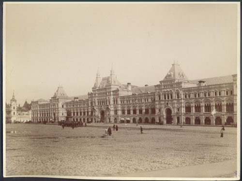 Москва - Красная площадь - ГУМ Фотография 1914 г инфо 2204g.